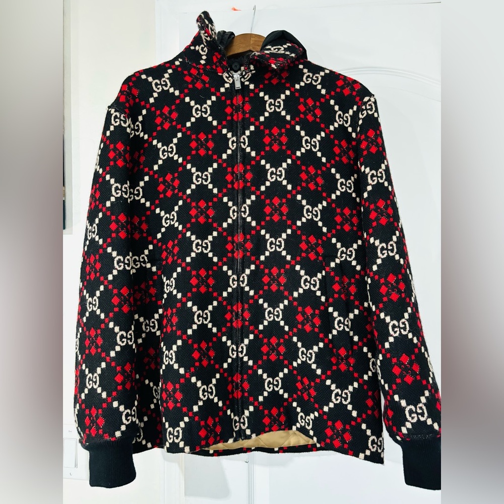 Authentic 💎Gucci Mens GG Diamont Jacket - Picture 7 of 10